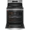 Frigidaire Gallery 30-inch Freestanding Electric Range with EvenTemp™ Technology GCRE3060BF