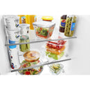 Whirlpool 36-inch, 24.5 cu. ft. Side-by-Side Freestanding Refrigerator with Exterior Ice and Water Dispenser with EveryDrop™ Water Filtration WRS555SIHB (Black)WRS555SIHB