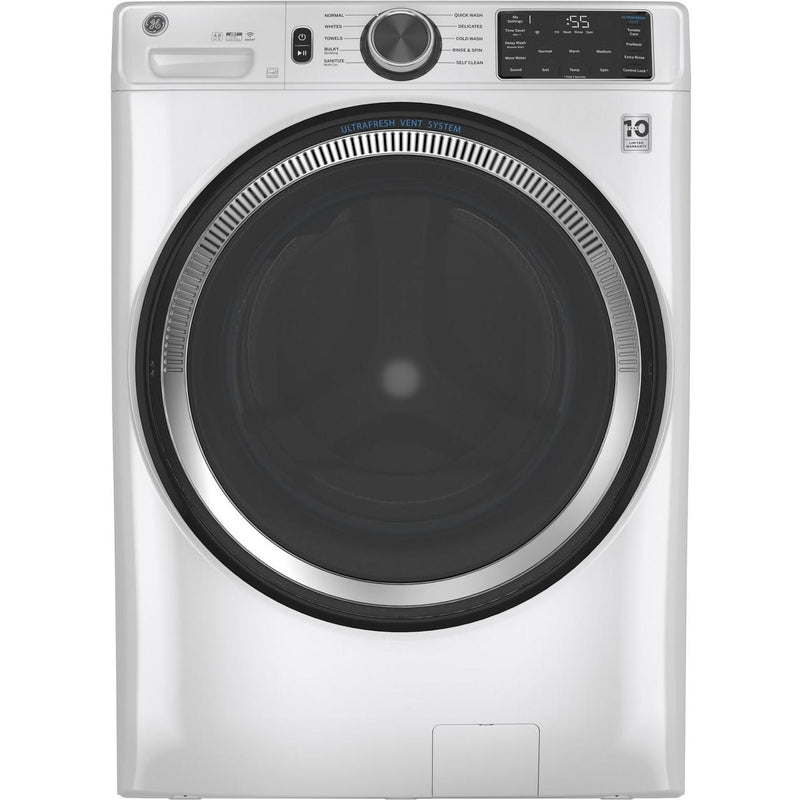 GE 4.8 cu. ft. Front Loading Washer with OdorBlock™ GFW550SSNWW