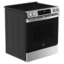 GE 30-inch Slide-in Electric Range with Convection Technology GRS600AV (Fingerprint-Resistant Stainless) (GRS600AVFS)