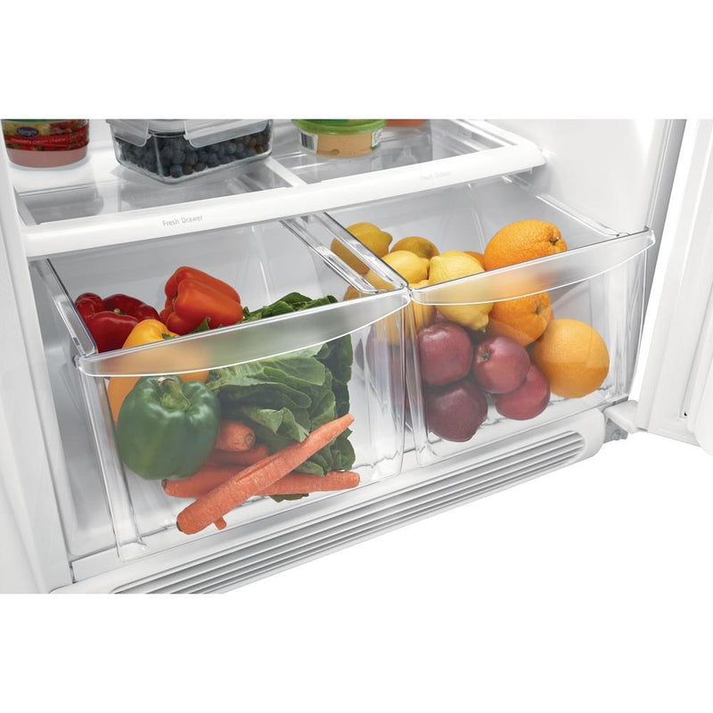 Frigidaire 30-inch, 20.4 cu.ft. Freestanding Top Freezer Refrigerator with SpillSafe® Shelves FFHT2033VP IMAGE 7