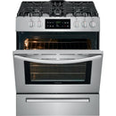 Frigidaire 30-inch Freestanding Gas Range with Ready-Select® Controls FFGH3054US