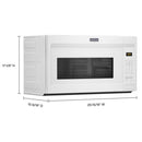 Maytag 30-inch, 1.7 cu.ft. Over-the-Range Microwave Oven with Stainless Steel Interior MMV1175JW IMAGE 8