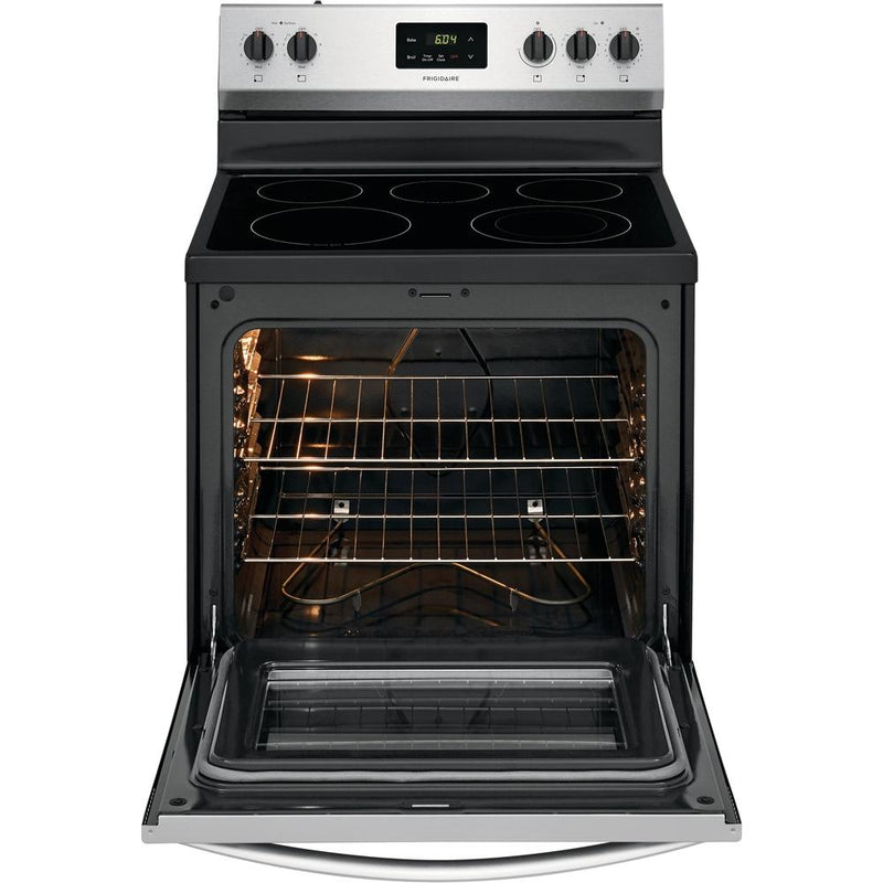 Frigidaire 30-in 5 Elements Smooth Surface (Radiant) Stainless Steel Electric  Cooktop at