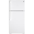 GE 28-inch, 15.6 cu.ft. Freestanding Top-Freezer Refrigerator with ClimateKeeper™ GTE16DTNRWW IMAGE 1