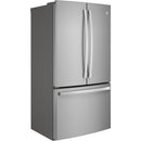 GE Profile 36-inch, 23.1 cu. ft. Counter-Depth French 3-Door Refrigerator with Interior Ice Maker PWE23KYNFSPWE23KYNFS
