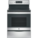 GE 30-inch Freestanding Electric Range with Convection JB655YK (Fingerprint-Resistant Stainless)JB655YKFS