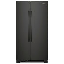 Whirlpool 36-inch, 25.1 cu. ft. Side-By-Side Refrigerator (Black)WRS315SNHB
