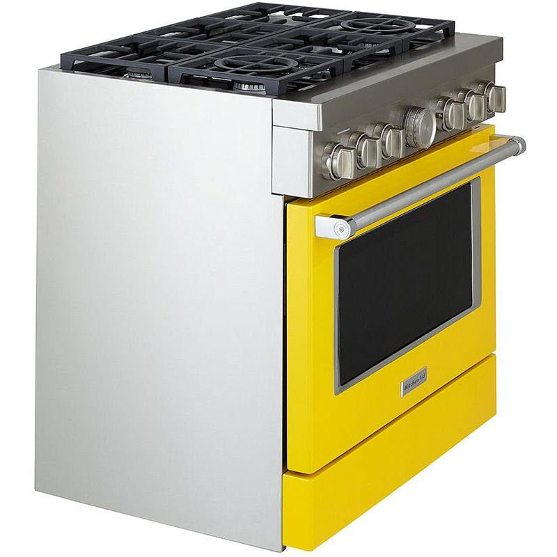 KitchenAid KFGC506JYP 36 5.1 Cu. Ft. Yellow Pepper Gas Sealed Burne