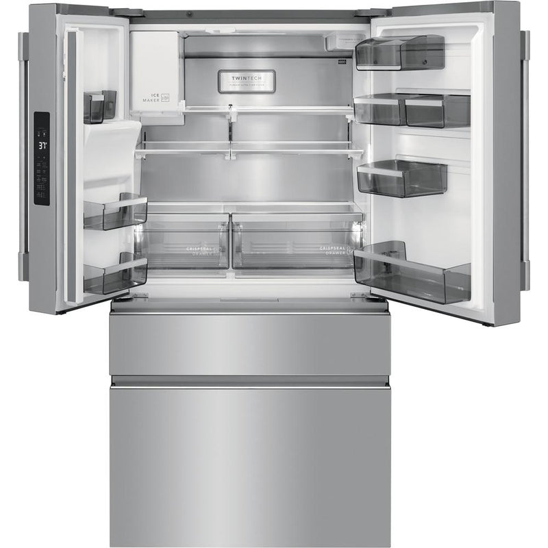 Frigidaire Professional 36-inch, 21.8 cu.ft. Counter-Depth French 4-Door Refrigerator with External Water and Ice System PRMC2285AF