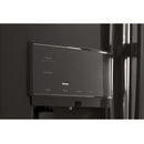 GE Profile 36-inch, 22.2 cu.ft. Counter-Depth French 3-Door Refrigerator with Water and Ice Dispensing System PYE22KBLTS