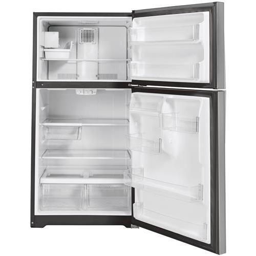 GE 30-inch, 19.1 cu. ft. Top Freezer Refrigerator GIE19JSNRSS IMAGE 2