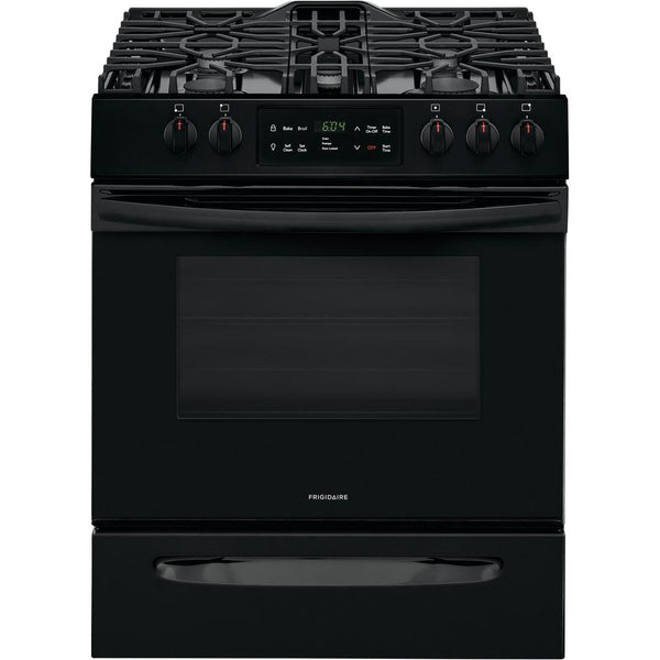 Frigidaire 30-inch Freestanding Gas Range with Ready-Select® Controls FFGH3054UB IMAGE 1