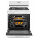 Whirlpool 30-inch Freestanding Gas Range with AccuSimmer® Burner WFG505M0BW