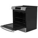 GE 30-inch Slide-in Electric Range with Crisp Mode GRS500PVSSGRS500PVSS