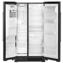 Maytag 36-inch, 25 cu.ft. Freestanding Side-by-Side Refrigerator with External Water and Ice Dispensing System MSS25C4MGB