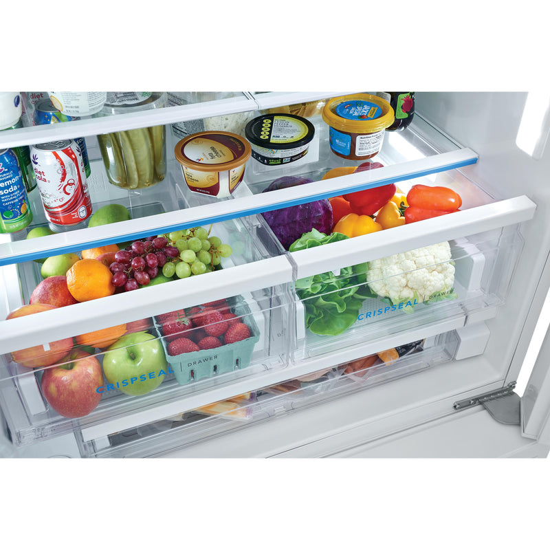 Frigidaire 36-inch, 27.8 cu. ft. French 3-Door Refrigerator with Dispenser FRFS2823AW (FRFS2823AW)