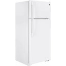 GE 28-inch, 17.5 cu.ft. Freestanding Top Freezer Refrigerator GTS18GTHWWGTS18GTHWW