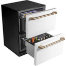 Caf? 24-inch 5.7 cu. ft. Dual-Drawer Refrigerator CDE06RP4NW2CDE06RP4NW2