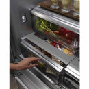 KitchenAid 43-inch, 24.2 cu.ft. Built-in French 3-Door Refrigerator with Platinum Interior Design KBFN502EBS