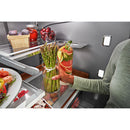 KitchenAid French 3-Door Refrigerator with External Water and Ice Dispensing System (PrintShield Stainless Steel)KRFF577KPS