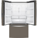 GE 36-inch, 23.1 cu.ft. Counter-Depth French 3-Door Refrigerator with Interior Ice Maker GWE23GMNES