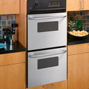 GE 24-inch, 5.4 cu. ft. Built-in Double Wall Oven JRP28SKSS