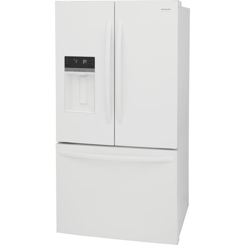 Frigidaire 36-inch, 27.8 cu. ft. French 3-Door Refrigerator with Dispenser FRFS2823AW (FRFS2823AW)