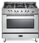 Verona 36 Inch Pro-Style Dual-Fuel Range (Stainless Steel)VEFSGE365NSS