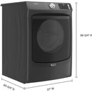 Maytag 7.3 cu. ft. Gas Dryer with Maytag® Commercial Technology MGD6630MBK