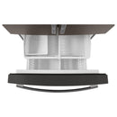 GE 36-inch, 27 cu.ft. Freestanding French 3-Door Refrigerator with Internal Water Dispenser GNE27JMMES