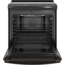 GE Profile 30-inch Slide-In Induction Range with Chef Connect PHS930BLTS