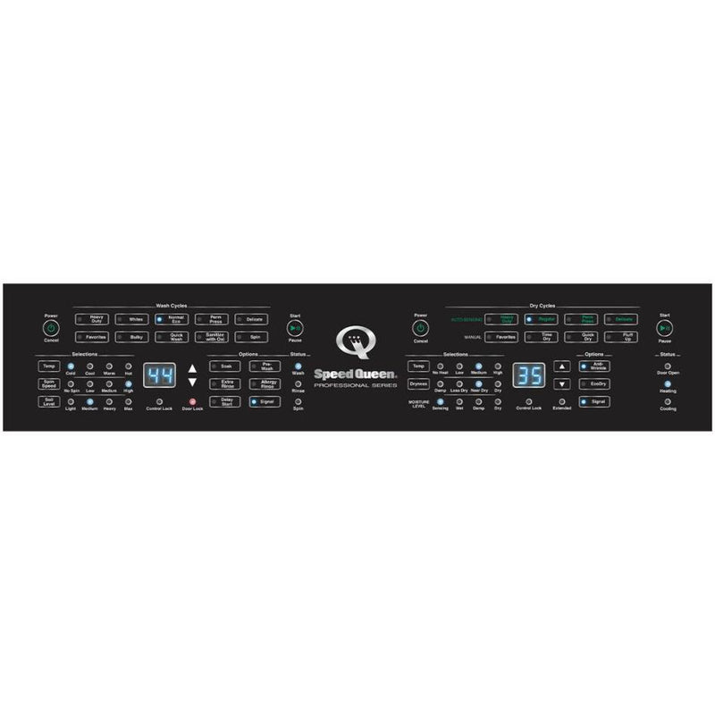 Speed Queen Stacked Washer/Dryer Electric Laundry Center ATEE9ASP178TW01 (SF7007WE)