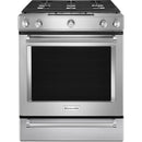 KitchenAid 30-inch Slide-In Gas Range KSGB900ESS (KSGB900ESS)