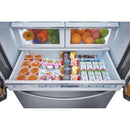Frigidaire Gallery 36-inch, 27.6 cu. ft. Freestanding French 3-Door Refrigerator with EvenTemp™ System FGHN2868TF