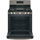 GE 30-inch Freestanding Gas Range JGBS66EEKESJGBS66EEKES