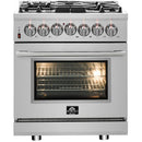 Forno Massimo 30" Freestanding Dual Fuel Range FFSGS6125-30FFSGS612530