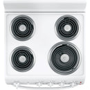 Hotpoint 24-inch Freestanding Electric Range RAS240DMWW