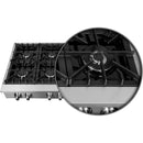 Forno Cossato 48-inch Gas Rangetop FCTGS5737-48FCTGS573748