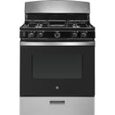 GE 30-inch Freestanding Electric Range with Precise Simmer Burner (Stainless Steel)JGBS30RETSS
