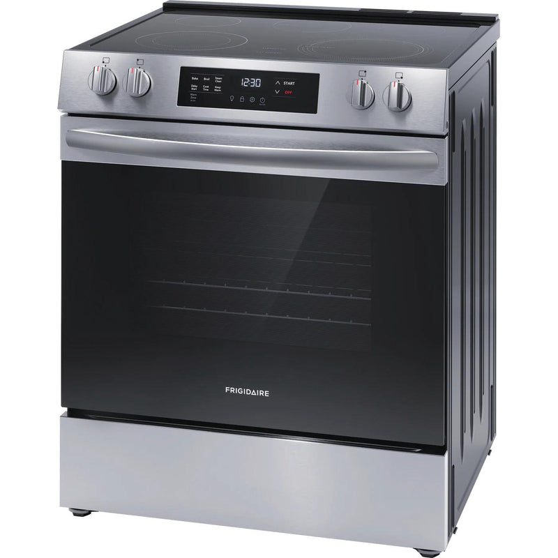 Frigidaire 30-inch Freestanding Electric Range with EvenTemp™ FCFE3062AS