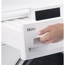 Haier 4.1 cu. ft. Electric Dryer QFT15ESSNWW