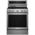 KitchenAid 30-inch Freestanding Gas Range KFGG500ESS