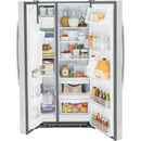 GE 33-inch, 23 cu. ft. Side-By-Side Refrigerator with Water and Ice Dispensing System GSS23GYPFS