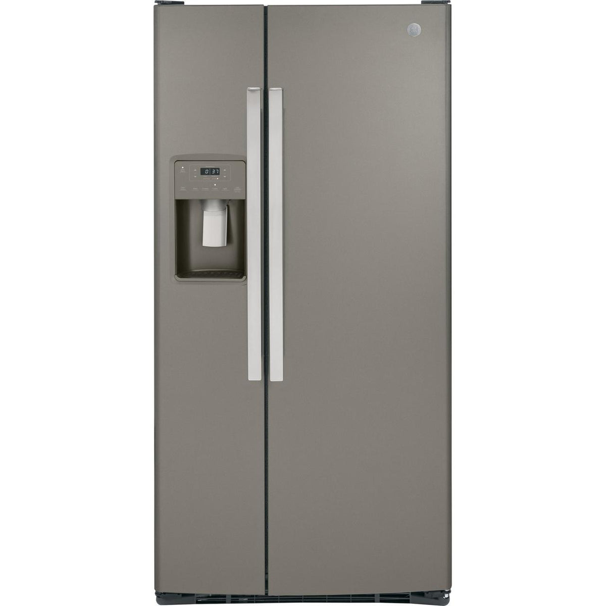 skygrayページです＊ GE 33-inch, 23 cu. ft. Side-By-Side Refrigerator with Water and Ice Di