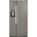 GE 33-inch, 23 cu. ft. Side-By-Side Refrigerator with Water and Ice Dispensing System GSS23GMPES