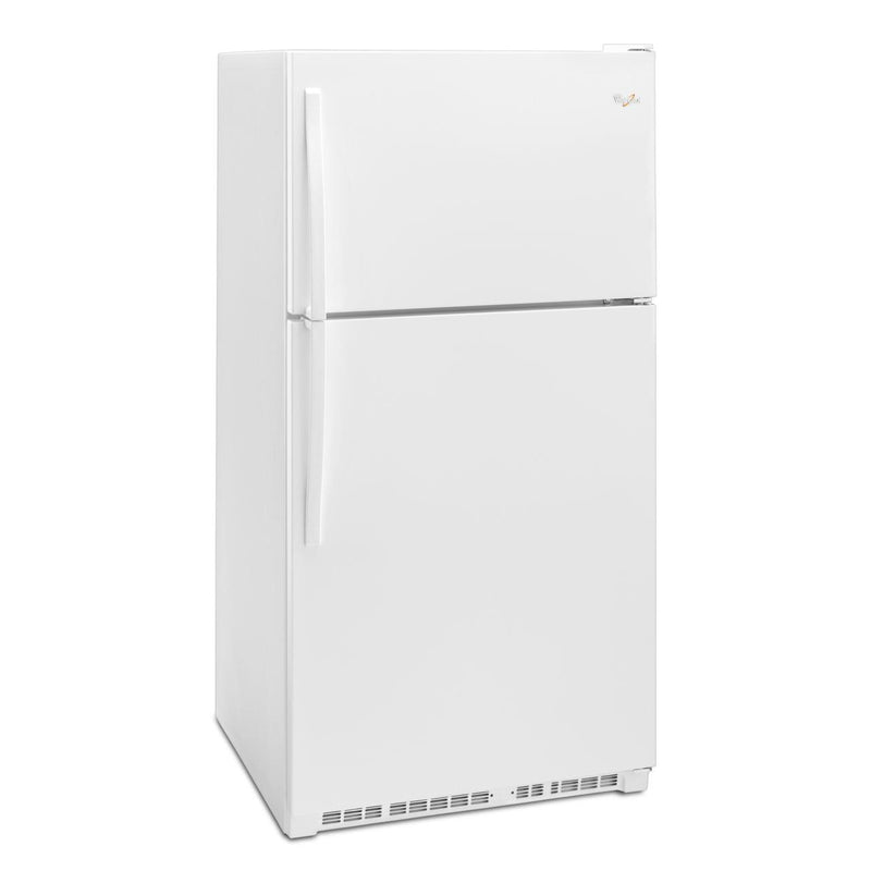 Whirlpool 33-inch, 20.5 cu.ft. Freestanding Top Freezer Refrigerator with Flexi-Side™ Bin WRT311FZDW