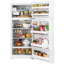 GE 28-inch, 17.5 cu.ft. Top Freezer Refrigerator with Interior Icemaker GIE18GTNRWW