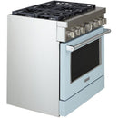 KitchenAid 36-inch Freestanding Gas Range with Even-Heat™ True Convection KFGC506JMBKFGC506JMB