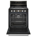 KitchenAid 30-inch Freestanding Gas Range KFGG500EBS
